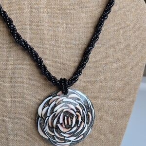 Floral Pendant Necklace